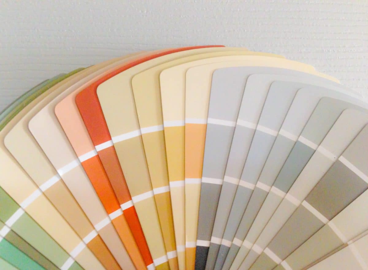 Color swatches help people compare colors, but can also add extra stress through choices.
